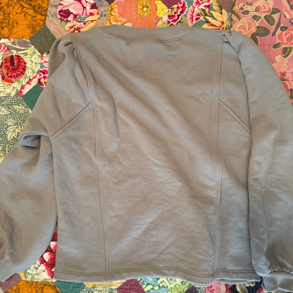 Small Free Assembly Green Sweatshirt